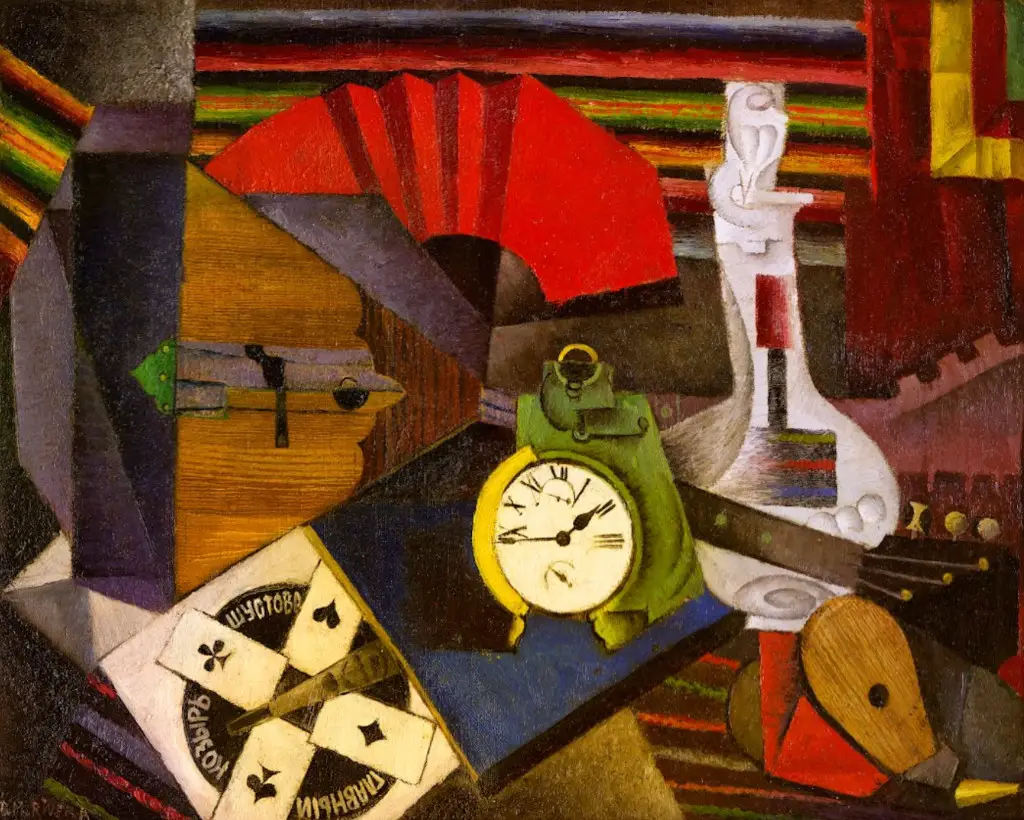 The Alarm Clock in Detail Diego Rivera